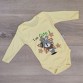 Бодик с длинным рукавчиком желтый