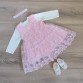 Св'ятковий комплект для дівчинки (рожевий)