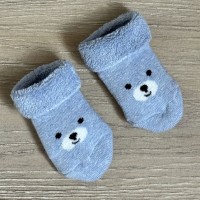 махрові носочки "ведмедик" 0-6 міс