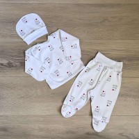комплект для немовлят "I love dad mom"  р.56 (інтерлок)