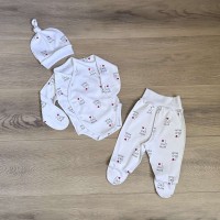 Набір для немовлят "I love dad mom" р.50 (інтерлок)