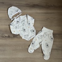 Набір для немовлят "milk" (байковий) р.56
