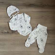 Набір для немовлят "milk" (байковий) р.50