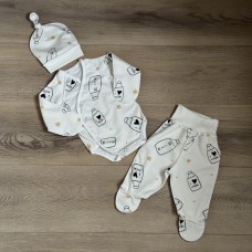 Набір для немовлят "milk" (байковий) р.50