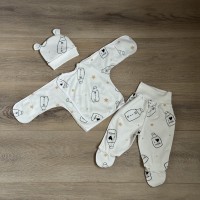 комплект для новонароджених "milk"  (байковий)