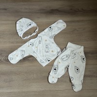 комплект для новонароджених "milk"  (байковий)