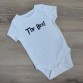 белый бодик "the best" 100% хлопок