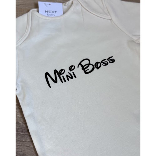 Купить оптом Боді next  "mini boss" (беж) р.56-80